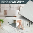 Astarin Diatomite Stone Bath Mat, Absorbent Quick Dry Bath Mat, Non ...