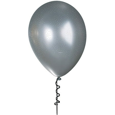 Stardust Around Balloons, Silver Stars