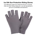 thumbnail image 7 of Pebbuoy 1 Pair Ice Silk Ridding Gloves Super Soft High Elastic Touchscreen Non-Slip Sun Protection Gloves Breathable Summer Outdoor Gloves, 7 of 7