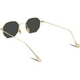thumbnail image 2 of FEISEDY Hipster Small Polygon Women Men Sunglasses Delicate Metal Frame B2254, 2 of 15