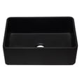 thumbnail image 3 of Pemberly Row 30" Black Reversible Single Fireclay Farmhouse Kitchen Sink, 3 of 10