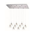 thumbnail image 2 of ET2 Starburst 10-Light RapidJack Pendant and Canopy - Satin Nickel - E93972-79SN, 2 of 5