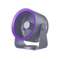 thumbnail image 1 of Matsuzay Ventilador inalámbrico Enfriador de aire Dispositivo de enfriamiento Mano de obra Silencioso Sin ruido Carga USB ajustable Suministros Electrodomésticos Blanco, 1 of 6