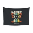 thumbnail image 7 of DouZhe Gamer Gamepad Joysticks Tapestry Wall Hanging Tapestries Dorm Room Home Decor, 60" x 40", 7 of 7
