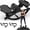 black, variant on 【SAYGOGO 】Lateral Stepper for Exercise-Rocking Stepper Machine with Resistance Bands & Anti-Slip Mat and LCD Monitor, Professional Stair Stepper for Home Workout
