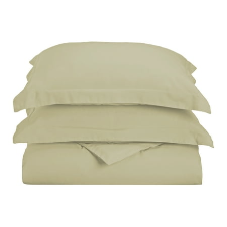 Impressions Westfall Solid Microfiber Duvet Cover Set