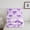 Purple, variant on Manfei Kawaii Stars Bow Knot Twin Comforter Sets 3-Piece for Kids Teens,Girls Women Cute Ribbon Bow Tie Bedding Set,Pink Reversible,Ultra Soft Home Decor