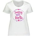 thumbnail image 3 of Inktastic Sassy Since Birth, Sassy, Sassy Girl, Arrow, Hearts Women's Plus Size T-Shirt, 3 of 5
