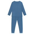 thumbnail image 3 of Renewold Christmas Pajamas Set for Teens Boys 2 Pieces Skin Friendly Long Sleeve Nightwear Stretchy Warmth Reindeer Santa Athletic Walking Jogger Clothing Size 3-4, 3 of 5