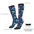 thumbnail image 4 of Naloa Skull flower cute Thigh High Socks Extra Long Stretchy Sock Women Over Knee High Opaque Stocking Daily Wear, 4 of 6