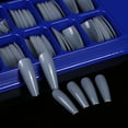 thumbnail image 4 of Lubelski 100Pcs/Set Fake Nails Full Cover Detachable Manicure Accessories Solid Color False Nail for Party, 4 of 7