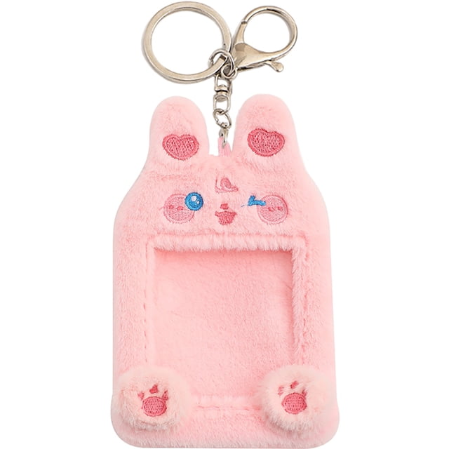Cartoon Animal Card Protector Lader Tarjeta de felpa Card de felpa Cardadora de leche Decoración de tarjetas de felpa