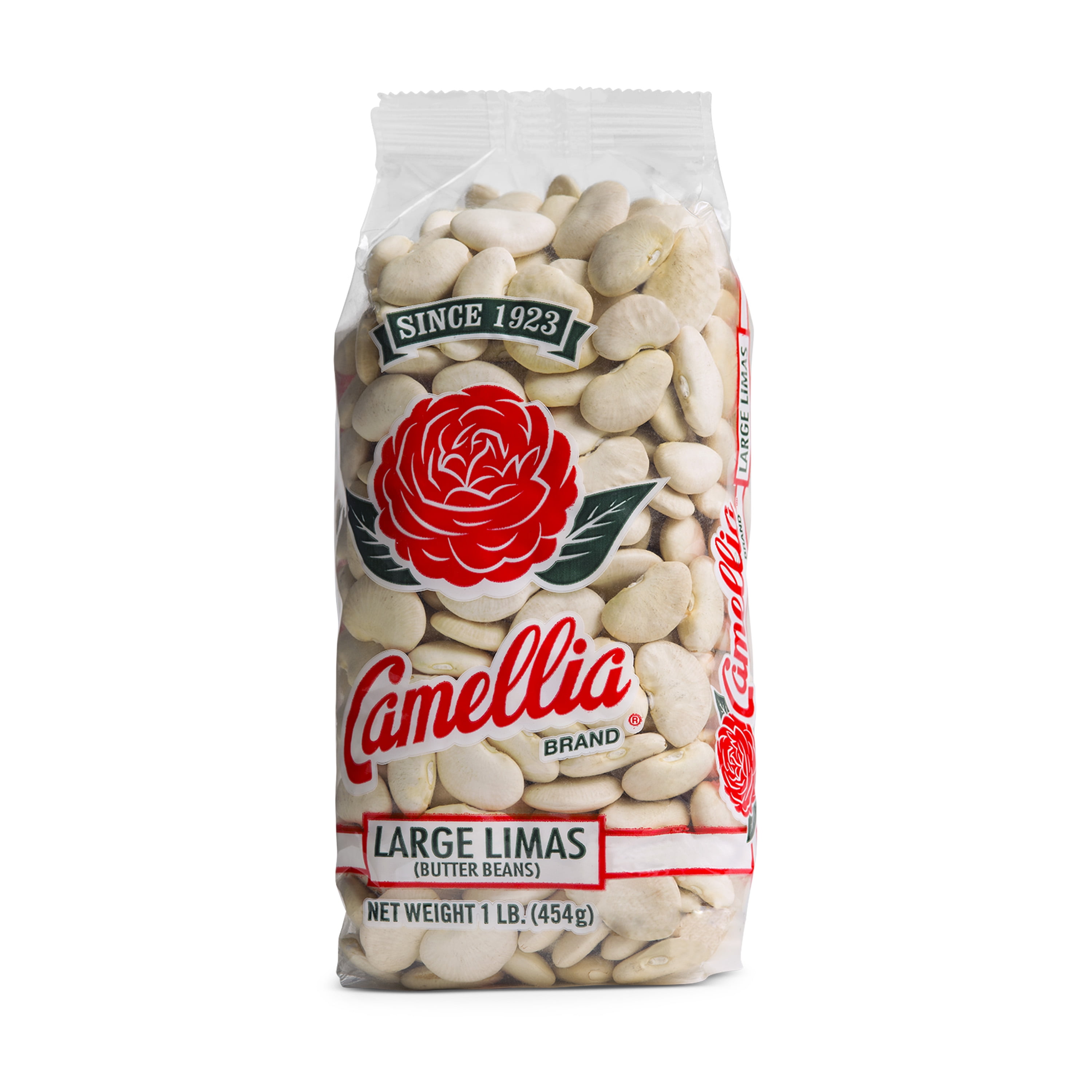 Camellia Large Lima Butter Beans, 1 LB