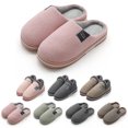 thumbnail image 2 of Winter Slides Thickened Non-skid Unisex Closed Back Sandals Slip on Slippers, 2 of 10