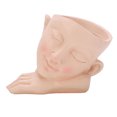 thumbnail image 2 of Resin Decoration Flowerpot, Real Touch Flowerpot DIY Design Durable Lightweight  For Gift Giving For Home Decoration, 2 of 8
