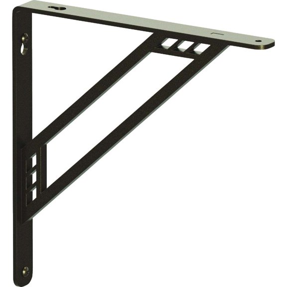 Knape & Vogt 5018399 Richland Bronze Steel Decorative Bracket - Case of 8