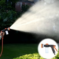 ZEPARO Car Wash Foam Gun,High Pressure Water Garden Hose Nozzle,Soap Foam Sprayer with 10 Adjustable Watering Patterns,Bubble Cleaning Blaster for Vehicle,Plants,Lawn,Patio,Pets Showering