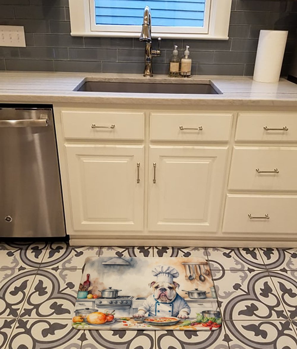Yorkie Yorkshire Terrier The Chef Memory Foam Kitchen Mat