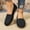 Black, variant on Women Casual Flats, Soft Flexible Slip On Sole Comfort Lightweight Footwear For Daily Walking Casual Outfits Gray 9.5