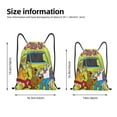thumbnail image 2 of Zufioo Scooby-Doo Print Sports Cinch Sack Gym String Bags Machine Washable Heavy Duty String Backpack for Men Women-Medium, 2 of 6