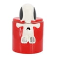 thumbnail image 5 of Peanuts Hello Cookies 8.2 Inch Ceramic Snoopy Cookie Jar w/ Lid in Red, 5 of 6