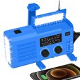 thumbnail image 2 of Alarma SOS con energía solar, radio de emergencia con manivela, radio con linterna y respuesta rápida, 2 of 9