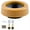 Yellow/Brown, variant on Wax Ring Kit for Floor Outlet Toilets New Install or Re- Include Closet ,Bolt ,Flange and