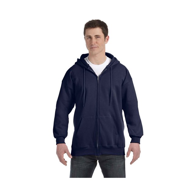 Hanes Men's Light Steel Full-Zipper Hoodie, Style F280