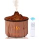 thumbnail image 1 of Difusor de aceites esenciales VAVSEA, difusor de llama de 400 ml, humidificador de aire con control remoto, para dormitorio y hogar, color madera, 1 of 7