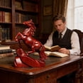 thumbnail image 5 of 2026 Chinese New Year Red Wood Horse Statue, 5.9" Feng Shui Decor for Wealth & Success, Lucky Figurine for Home Office Tabletop (K), 5 of 6