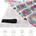 thumbnail image 6 of GZHJMY Ocean Mermaid Scale Beach Towel Oversized Towel Blanket, Thin Lightweight Microfiber Sand Free Quick Dry Towel, 30”X60” Multipurpose Pool Bath Yoga Swim Shower Towel, 6 of 7
