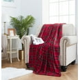 thumbnail image 5 of Elle Home Plush Oversized Throw Blanket - Silky Soft Flannel Fleece, Soft and Cozy, for Bed and Couch - 60" X 70", Classic Tartan Plaid, 5 of 6