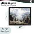 thumbnail image 4 of Stupell Industries Transitional Sunlit Fall Valley Beams Black Floating Frame Canvas Art, 21 x 17, by Franklyn Gregory, 4 of 8