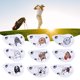 thumbnail image 5 of Funda para palo de golf JAAS 9PCS Cuero PU Impermeable Blanco, 5 of 5