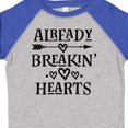 thumbnail image 4 of Inktastic Boys Valentines Day Breaking Hearts Boys Toddler T-Shirt, 4 of 5