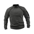 thumbnail image 1 of Hombres Chaqueta Cremallera Jersey Otoño Invierno Ropa Cálido Transpirable Moda Térmica Gris Oscuro XL Yuyangstore Chaqueta de los hombres, 1 of 8