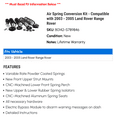 thumbnail image 2 of Air Spring Conversion Kit - Compatible with 2003 - 2005 Land Rover Range Rover 2004, 2 of 2
