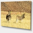 thumbnail image 2 of Paire de Zèbres dans le Désert du Namib - Impression sur Toile d'Animaux, 2 of 3