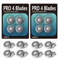 thumbnail image 1 of Cuchillas de repuesto OXSITO 8Pack Pro 4 Head para afeitadora Pitbulls, 1 of 6