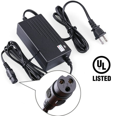 24V 2A Scooter Battery Charger for Razor E125, E150, E200, E225, E300, E325, E100, E175, Sweet Pea, Vapor, Crazy Cart, ESpark Pocket Mod , Bella, Betty, Bistro, (Best Price Razor Pocket Mod Scooter)