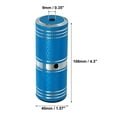 thumbnail image 3 of Motoforti 2 Pcs Bike Pegs for MX MTB 4.3" Rear Foot Pegs Aluminum Alloy Blue, 3 of 6