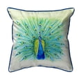 thumbnail image 2 of Betsy Drake SN758 12 x 12 in. Peacock Small Indoor & Outdoor Pillow, 2 of 2