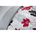 Mainstays Black and Red Leaf Bed in a Bag Bedding Set - Walmart.com