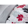 Mainstays Black and Red Leaf Bed in a Bag Bedding Set - Walmart.com