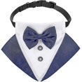 thumbnail image 1 of Turban de Smoking de Chien, Robe de Noeud Papillon de Mariage de Chien (S), 1 of 1