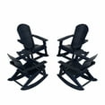 thumbnail image 2 of WestinTrends Tuscany Outdoor Rocking Adirondack Chair (Set of 4), Navy, 2 of 5