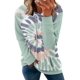 thumbnail image 1 of Sudadera con capucha, sudadera con capucha, solo abullonada, teñida, verde, para mujer, 1 of 5