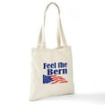 thumbnail image 6 of CafePress - Feel The Bern Tote Bag - Unisex Canvas Tote Bag, Beige, 1-Piece, 6 of 6