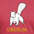 thumbnail image 3 of CafePress - Cute Oberlin White Squirrel Illustration T Shirt - Mens Tri-blend T-Shirt, 3 of 4