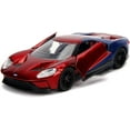 thumbnail image 2 of Jada Toys Metals Die-Cast Spider-Man 2017 Ford GT, 1:32 Scale Die-Cast Vehicle Red/Blue, 2 of 4